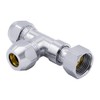 VARIOSAN 10360 3/8 Inch Brass T-Piece Distributor for Angle Valves,