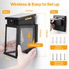 GOODEA 2 Pack Solar Wall Lights Outdoor Waterproof with Motion