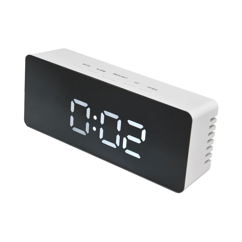 LED Clock Multifunctional USB Powered 3 Lighting Modes Snooze Time