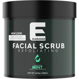 ELEGANCE GEL Facial Scrub, Mint Fresh, 16.9 Fl Oz
