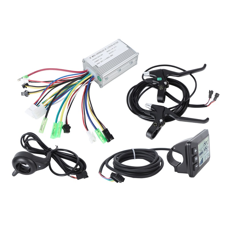 Electric Bike Conversion Kit DC 36V 48V Controller Display Brake