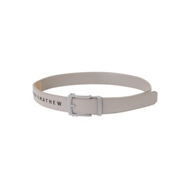 Travis Matthew 7AK080 0GRY OS Men's Serration Belt (Sliding, Adjustable Size) / Synthetic Leather Golf, 0GRY