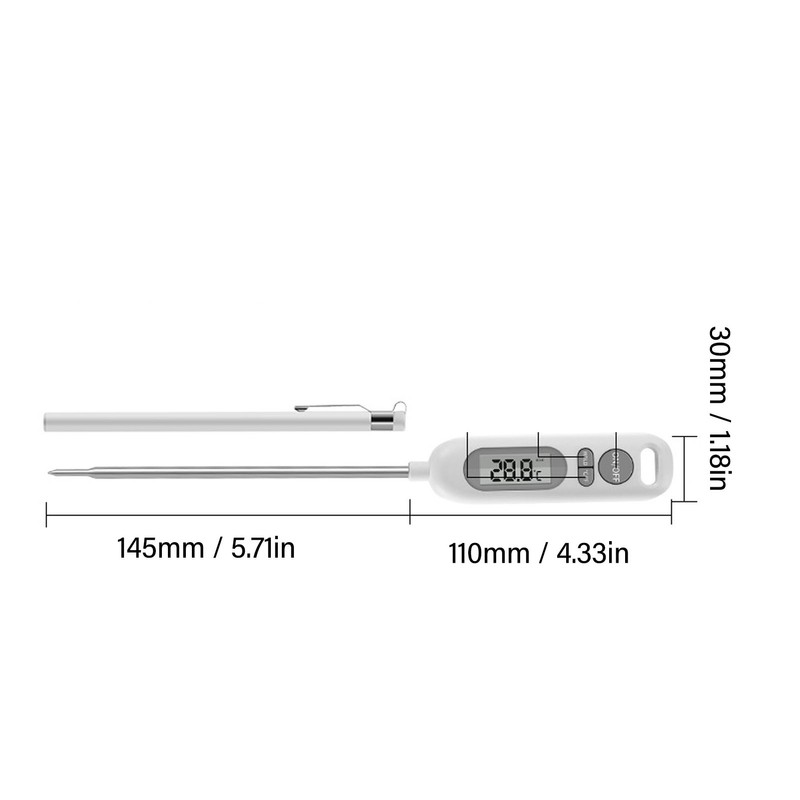 Meat Food Thermometer Waterproof Electronic Digital Cooking Instant Read Probe