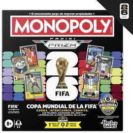 Monopoly Hasbro Games Juego de Mesa Panini Prizm Copa Mundial de la FIFA                                                                              