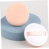 Vaguelly 6pcs Dual Use Fan Shaped Powder Puff Makeup Tools