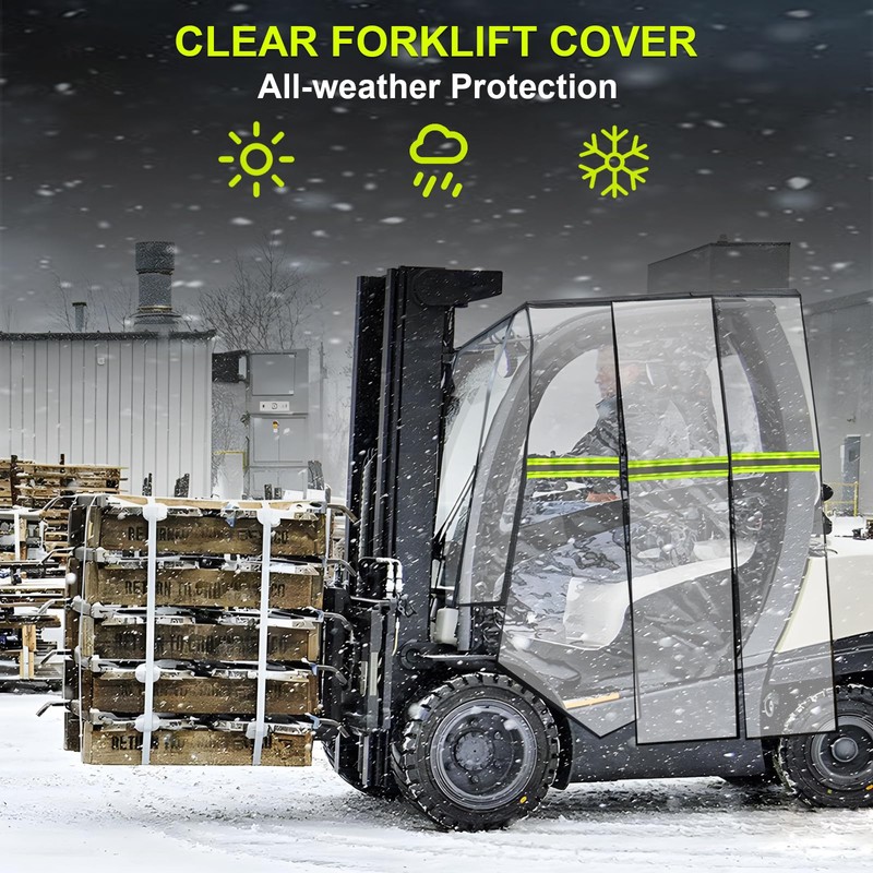 EBUY Forklift Cover Universal Fit for 8000 Lb, Forklift Cab