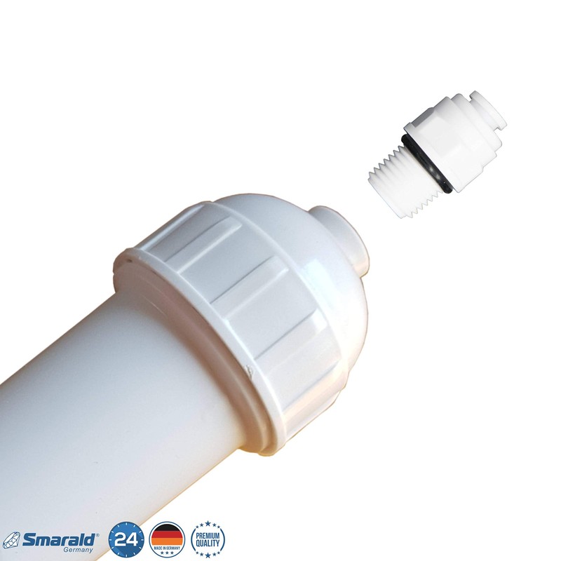 Inline drinking water filter 10 inches by Smarald® with oxidative