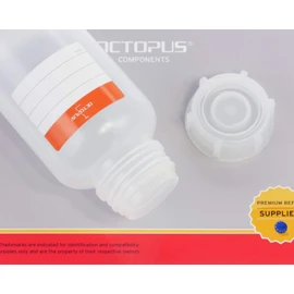 Parent Transparent Wide-Neck Bottles with Transparent Lids, 10 X, 250 ml
