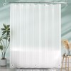 AmazerBath Shower Liner, 72x78 Plastic Frosted Shower Curtain Liner, PEVA