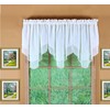 Today's Curtain Emelia Original Voile Ascot 25", White, 40" W
