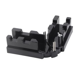 2-in-1 Mitre Angle Measuring Tool, Robust ABS High Accuracy Wear Resistance Measuring Template Instrument Mitre Box Saw Protractor Carpentry