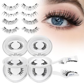 Magnetic-Eyelashes with Applicator 4 Pairs Magnetic-Lashes