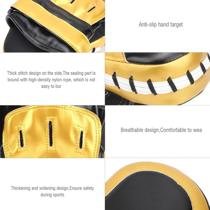 Boxing Curved Training Hand Pads Adult Muay Thai Punching Kicking