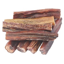 Boulder Dog Food Company Bison Chews - Bully Sticks for Dogs Made in USA, No Hide Dog Chews, Grain Free Dog Treats, Healthy Dog Treats, Bully Sticks Odor Free, Pizzle Sticks for Dogs