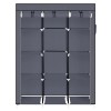 67" Portable Closet Organizer Wardrobe Storage Organizer with 10 Shelves!