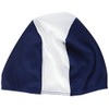 Beco Fabric Swim Cap Swimming Cap, Unisex, Textil-Schwimmhaube, Marine/White, One