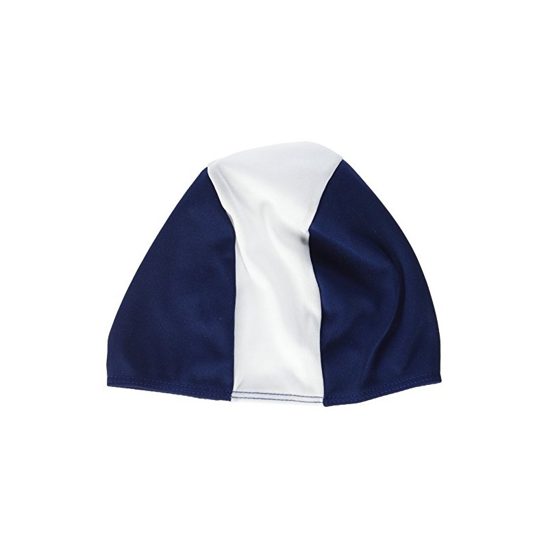 Beco Fabric Swim Cap Swimming Cap, Unisex, Textil-Schwimmhaube, Marine/White, One