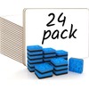 Scribbledo 24 Small White Board Dry Erase Boards Classroom Pack