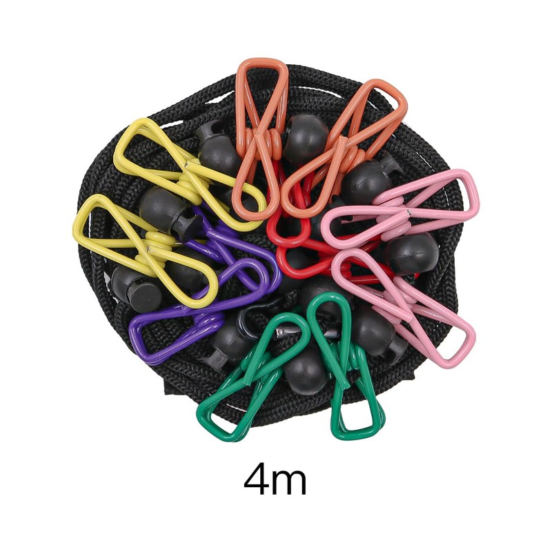 Hsthe Sea Clothespins for Camping Camping Accessories Travel Clothesline with