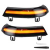 Pair Turn Signal Lights Rear View Mirror Blinker Dynamic Flowing