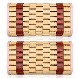 2 Pack Bamboo Sauna Headrest Pillow Natural Wood Sauna Backrest Sauna Neck Rest for Head Support Cool Room Spa Gym Sauna Accessories Steam Rooms Hollow Pillow for Household Relaxing Rest Body