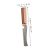 Ipetboom Handheld Hair Comb Set Stainless Steel Folding Comb Pocket-size