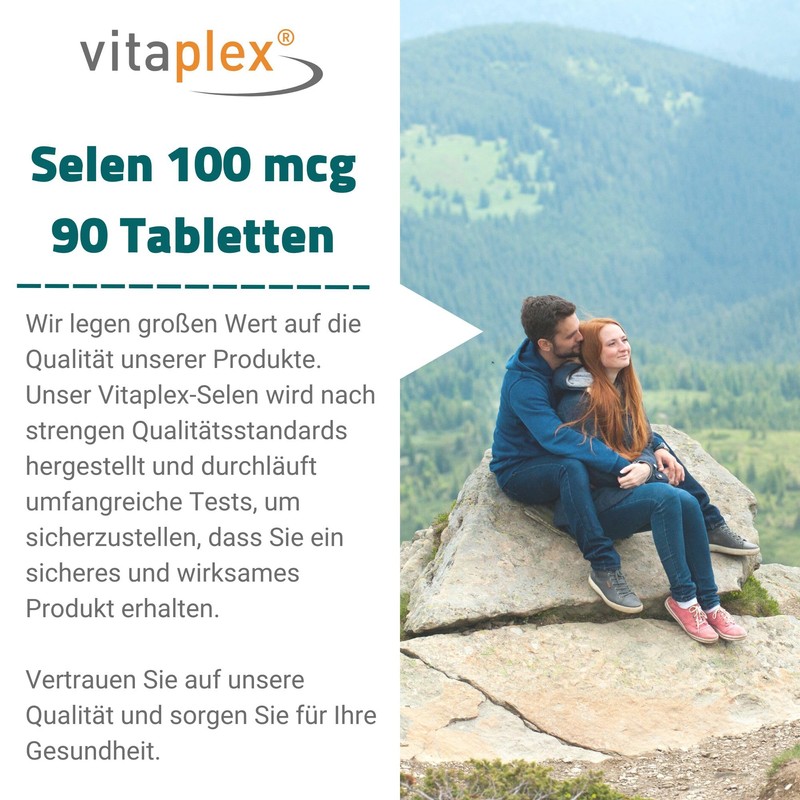 Vitaplex Selenium Capsules High Dose (100 mcg, 90 Tablets) -