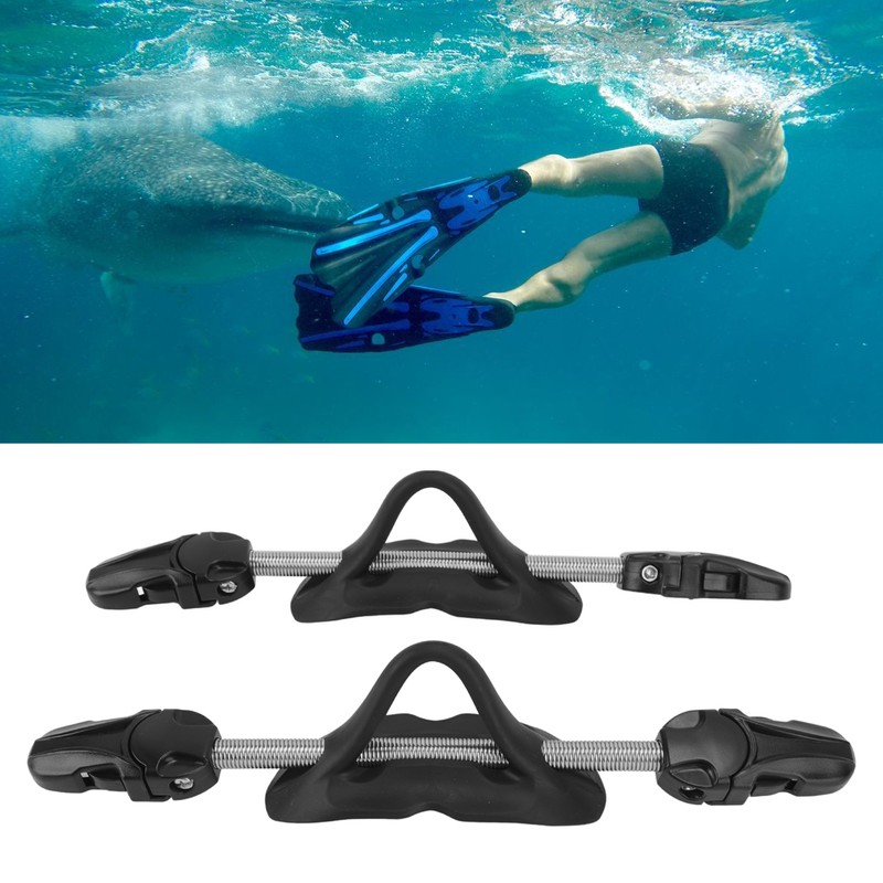 2pcs Diving Fin Strap Adjustable Quick Release Buckle Universal Scuba