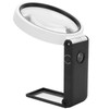 TH‑7018‑C Magnifying Glass Portable Folding Reading Magnifier with LED Light