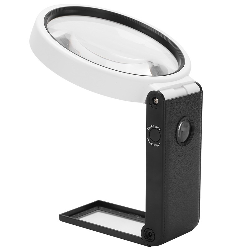 TH‑7018‑C Magnifying Glass Portable Folding Reading Magnifier with LED Light