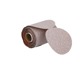 Norton A275OP PSA Adhesive Sandpaper Roll, 120 Grit Sandpaper, Woodworking and Automotive Sand Paper for Orbital Sander, 5 Inch Sanding Discs, Roll of 100