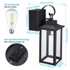 LEONLITE 16 Inch Dusk to Dawn Outdoor Wall Lights, Porch