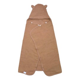 Organic Cotton Hooded Bath Towel (Tan)