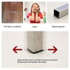 1 Inch (25 mm) Square Plastic Plugs Tubing End Caps