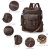 Shrrie Backpack Purse for Women Fashion Leather Backpack Purse Designer
