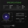 iPower Silent Inline Duct Ventilation Booster Fan 6 Inch 300
