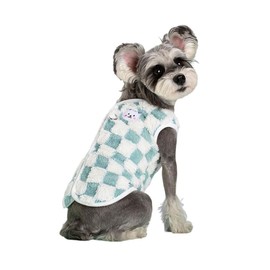 YBGGJO Dog Clothes, Autumn and Winter, Thermal Vest, Sleeveless Vest, Warm, Soft, Hair Removal Protection, Easy to Put on and Take Off, Walking, Outing, Cats, Small and Medium Dogs, Cute, Pet Clothes,