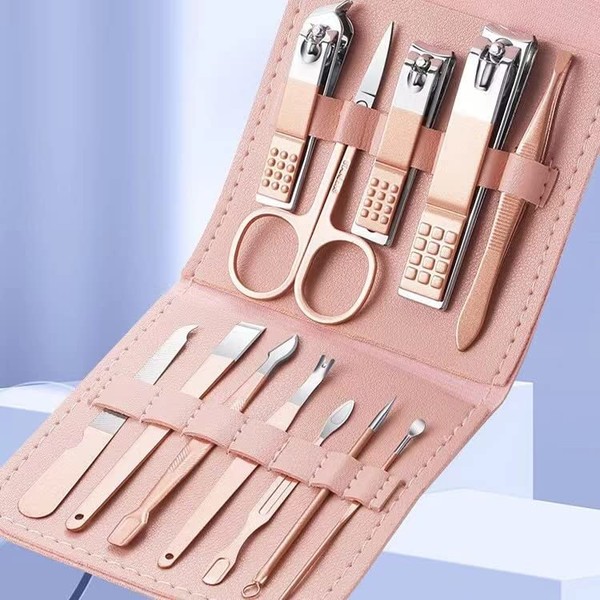 12 in 1 Manicure Set Nail Clippers Stainless Steel for