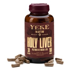 YEKE Holy Liver - El Multivitamnico de la Naturaleza Base De Hgado de Res - 100 Orgnico Y De Libre Pastoreo - Vitaminas A, B12 y K2 - Coenzima Q10 -  