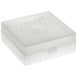 Neolab 2 1967 Neobox 100 Stackable Storage Boxes Made of Polypropylene for vials – 12 mm Transparent