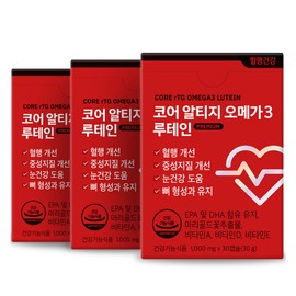 Core Altige Omega 3 Lutein 30g 30g 3pcs 30g 3pcs / 코어 알티지 오메가3 루테인 30g 30g 3개 30g  3개
