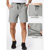 JMIERR Men's Athletic Shorts Running 4 Way Stretch Basketball 7