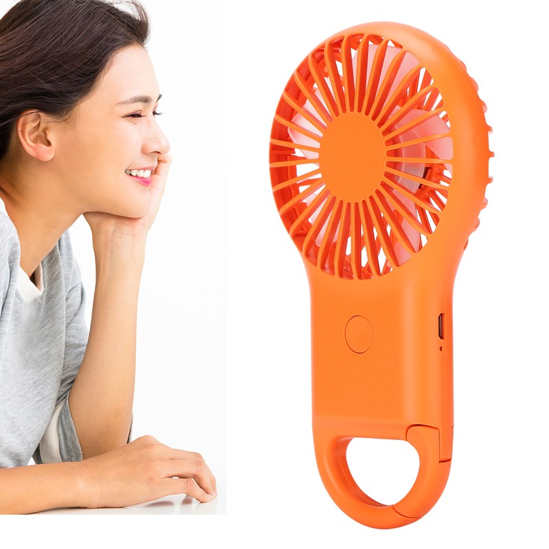 USB Charging Handheld Portable Fan 3 Speed Adjustable Mini Fashionable
