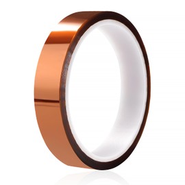 YIXISI 18mmx33m High Temperature Tape, Kapton Tape, Polyimide Tape, Sublimation Tape, Thermal Transfer Tape, for Elecric Products, 3D Printers, Up to 280℃ (536℉)