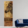 CANVAS ON DEMAND Elegant Safari Panel I Wall Decal, Zebra