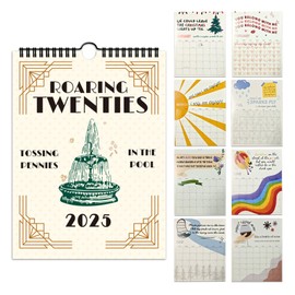 ZITUZY 2025 Roaring Twenties Calendar, Family Calendar 2025 Wall Calendar, Lyrics Calendar, Roaring 20s Taylor Swift Calendar, Novelty Planning Wall Calendar, Gifts for Music Lovers