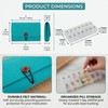 Portable Travel Pill Organizer – Slim Wallet Pill Case for