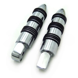 MT107+PA011 - Replacement of Chrome Rear FootPeg Compatible with 1995-2008 for Suzuki Intruder 1400/Boulevard S83 (Rear)