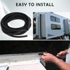 Wadoy 018-338-BLK RV Slide Out Seal 30 Ft, Weather Stripping