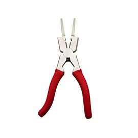 ZIMISI 8"MIG Welding Pliers, Multi-Functional Welding Tool Plier Clip with Anti-Slip Handle, High Carbon Steel Anti-Rust Welder Plier with Long Nose, Fits Scraping, Wire Cutting (Red)